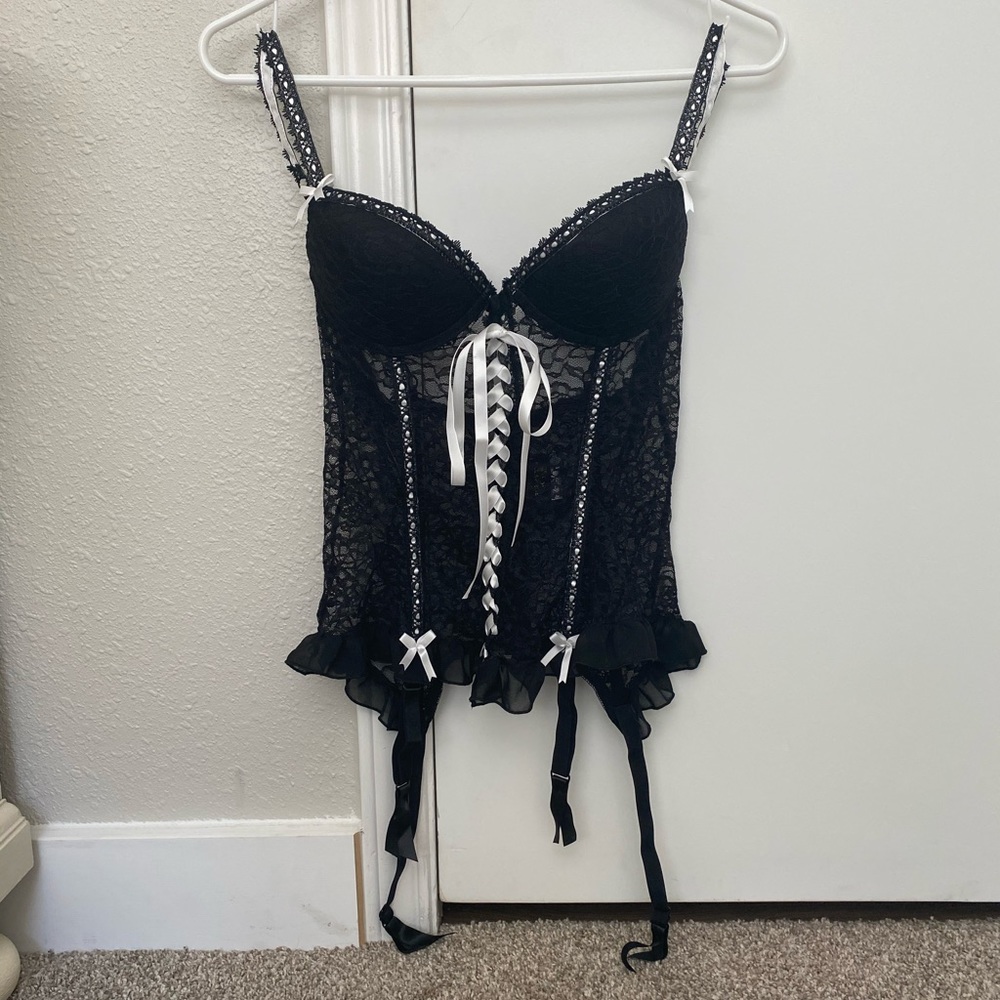Babydoll with Stockings and Matching Underwear